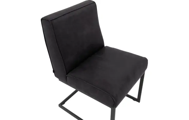 Goossens excellent eetkamerstoel tom zwart leer - 8210524-04