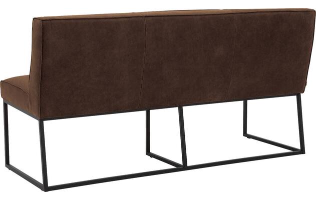 Goossens excellent eetkamerbank tom bruin leer - 8210536-03
