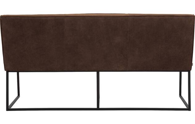 Goossens excellent eetkamerbank tom bruin leer - 8210536-04