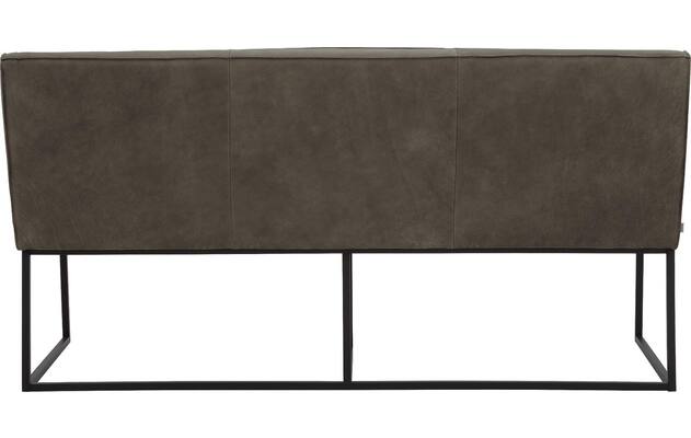 Goossens excellent eetkamerbank tom grijs leer - 8210537-04