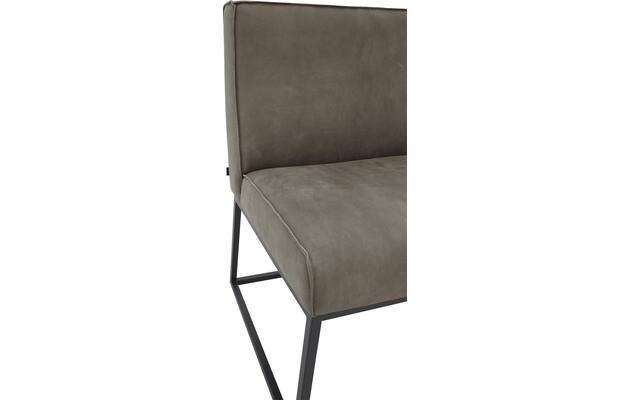 Goossens excellent eetkamerbank tom grijs leer - 8210537-07