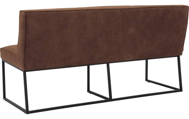 Goossens excellent eetkamerbank tom bruin leer - 8210538-03