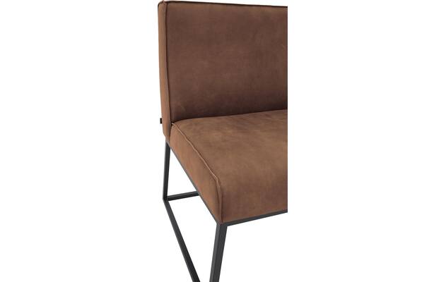 Goossens excellent eetkamerbank tom bruin leer - 8210538-07