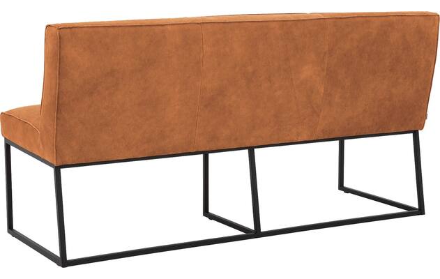 Goossens excellent eetkamerbank tom bruin leer - 8210540-03