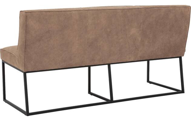 Goossens excellent eetkamerbank tom bruin leer - 8210541-03