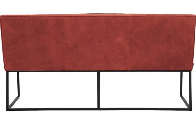 Goossens excellent eetkamerbank tom rood leer - 8210542-04