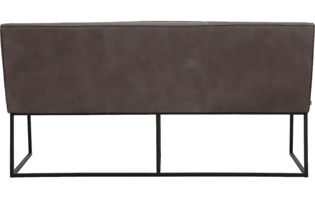 Goossens excellent eetkamerbank tom bruin leer - 8210543-04
