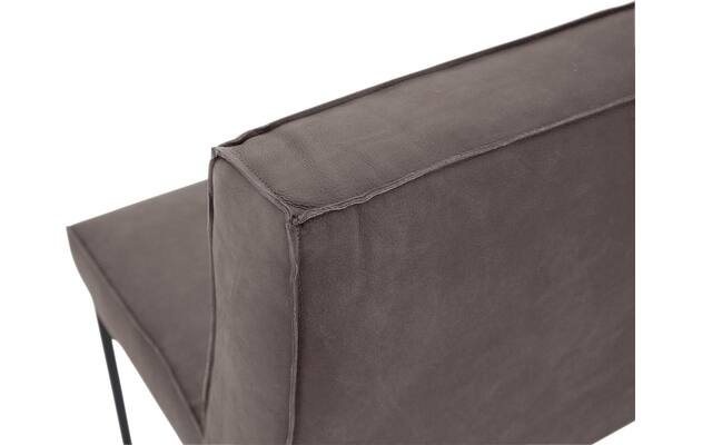 Goossens excellent eetkamerbank tom bruin leer - 8210543-05