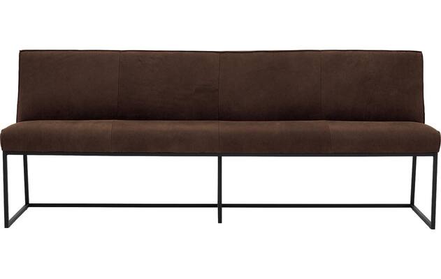 Goossens excellent eetkamerbank tom bruin leer - 8210556-01