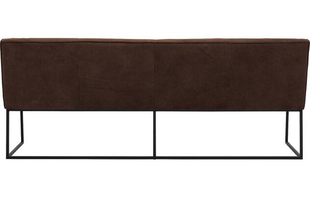 Goossens excellent eetkamerbank tom bruin leer - 8210556-03
