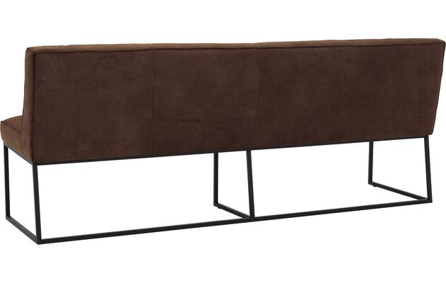 Goossens excellent eetkamerbank tom bruin leer - 8210556-04