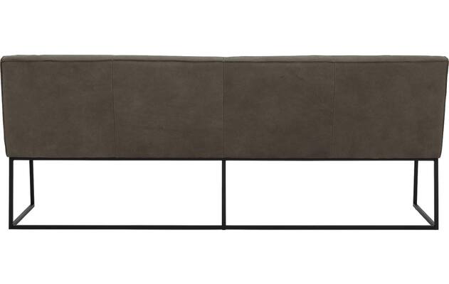 Goossens excellent eetkamerbank tom grijs leer - 8210557-03