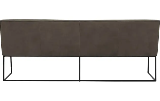 Goossens excellent eetkamerbank tom grijs leer - 8210557-03