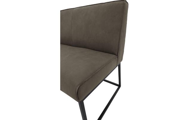 Goossens excellent eetkamerbank tom grijs leer - 8210557-05