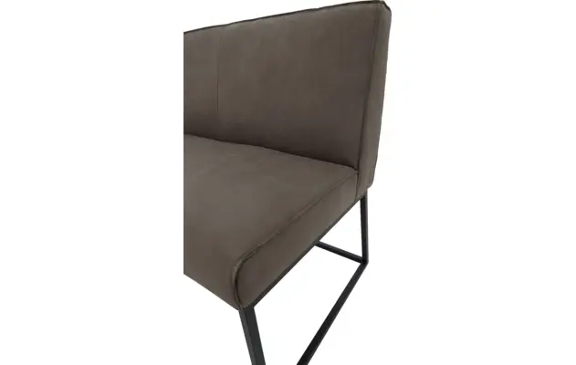 Goossens excellent eetkamerbank tom grijs leer - 8210557-05