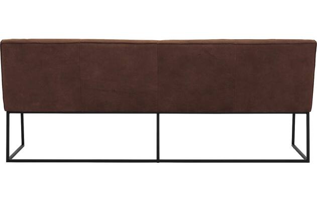 Goossens excellent eetkamerbank tom bruin leer - 8210558-03