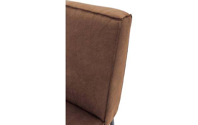 Goossens excellent eetkamerbank tom bruin leer - 8210558-06
