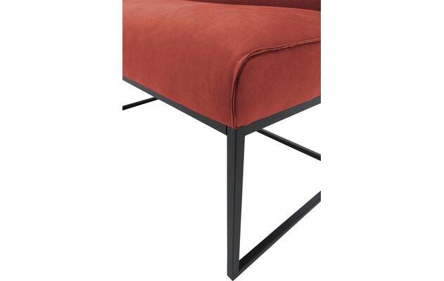 Goossens excellent eetkamerbank tom rood leer - 8210562-07