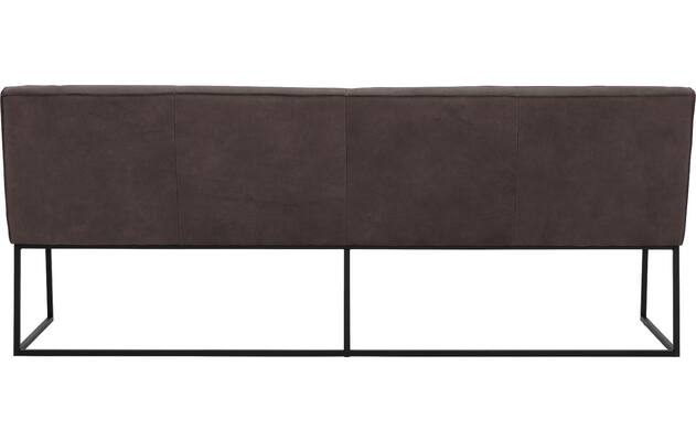 Goossens excellent eetkamerbank tom bruin leer - 8210563-03