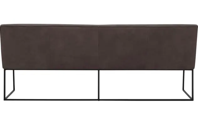 Goossens excellent eetkamerbank tom bruin leer - 8210563-03