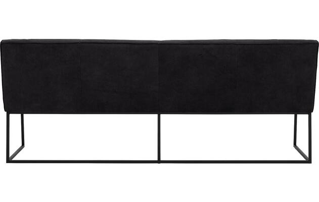 Goossens excellent eetkamerbank tom zwart leer - 8210564-03