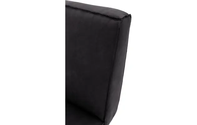 Goossens excellent eetkamerbank tom zwart leer - 8210564-06