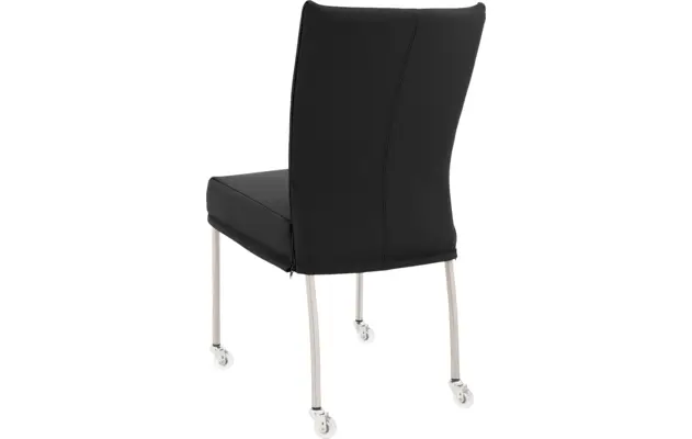 Goossens eetkamerstoel funk zwart leer - 8210590-02