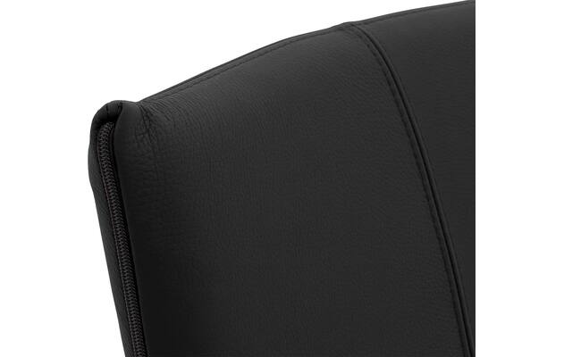 Goossens eetkamerstoel funk zwart leer - 8210590-06