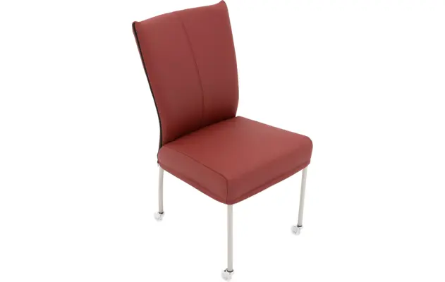Goossens eetkamerstoel funk rood leer - 8210594-04