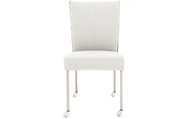 Goossens eetkamerstoel funk wit leer - 8210596-01