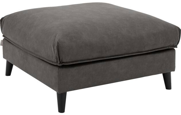 Goossens hocker jonas grijs micro leer - 8210598-02