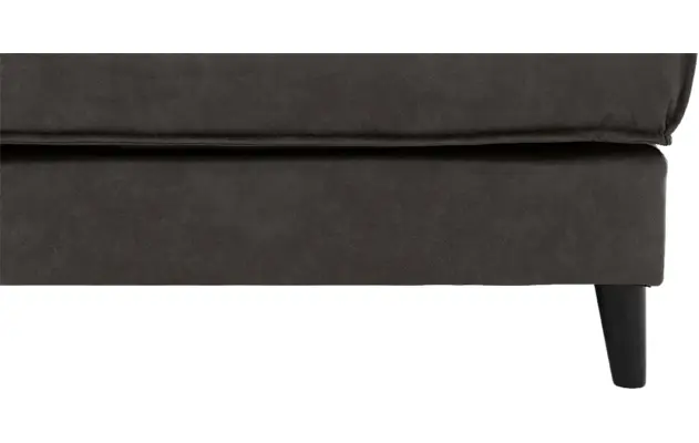 Goossens hocker jonas grijs micro leer - 8210598-03