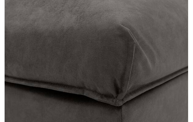 Goossens hocker jonas grijs micro leer - 8210598-04