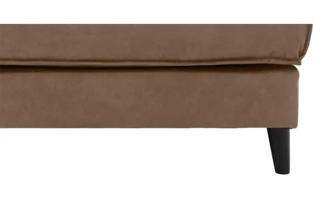 Goossens hocker jonas bruin micro leer - 8210599-03