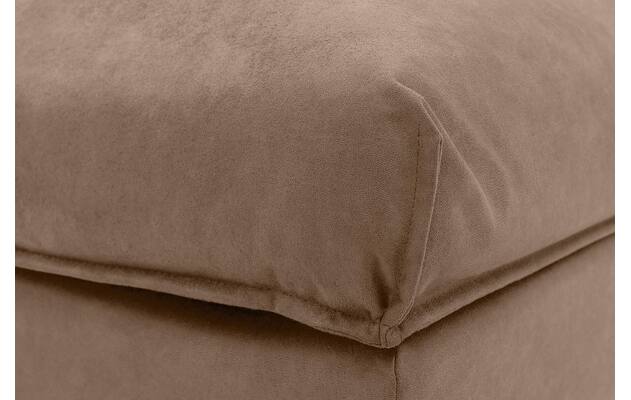 Goossens hocker jonas bruin micro leer - 8210599-04