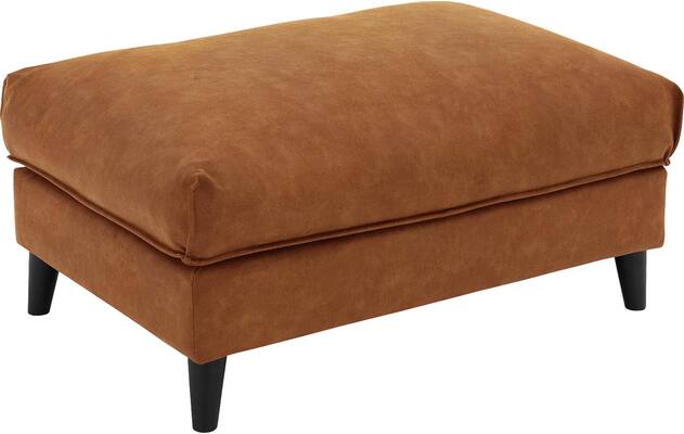 Goossens hocker jonas bruin micro leer - 8210600-02