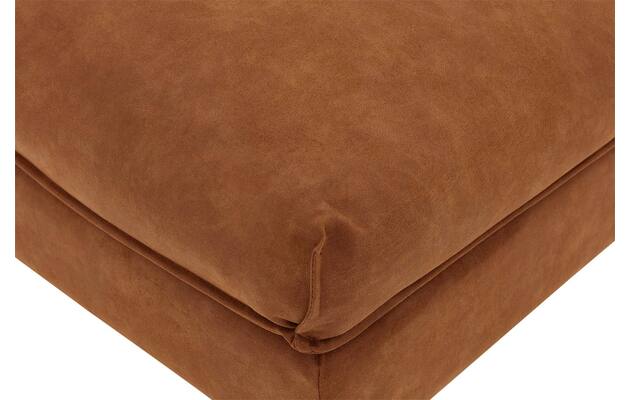 Goossens hocker jonas bruin micro leer - 8210600-03