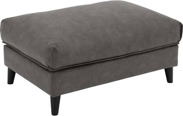 Goossens hocker jonas grijs micro leer - 8210601-02