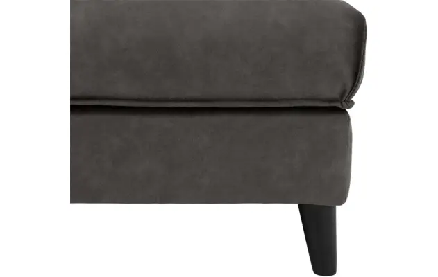 Goossens hocker jonas grijs micro leer - 8210601-04