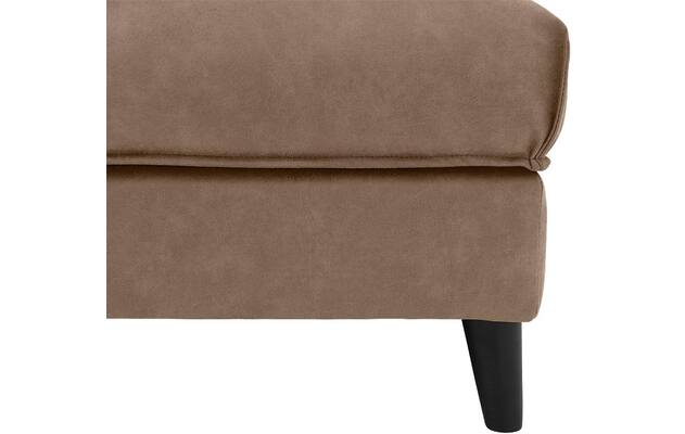 Goossens hocker jonas bruin micro leer - 8210602-04