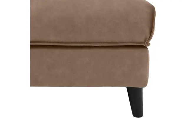 Goossens hocker jonas bruin micro leer - 8210602-04