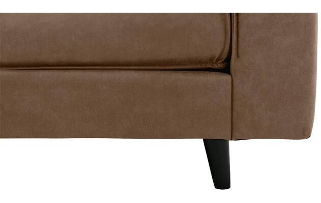 Goossens zitbank jonas bruin micro leer - 8210604-04