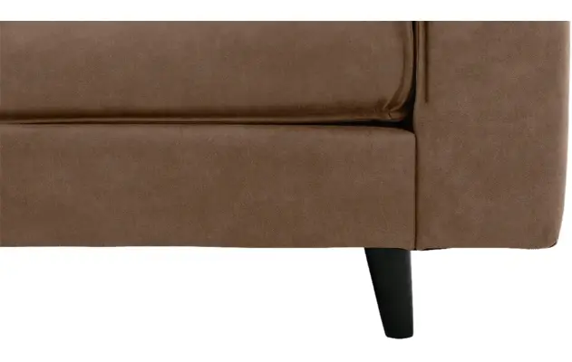 Goossens zitbank jonas bruin micro leer - 8210607-04