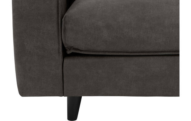 Goossens hoekbank jonas grijs micro leer - 8210610-05-gespiegeld
