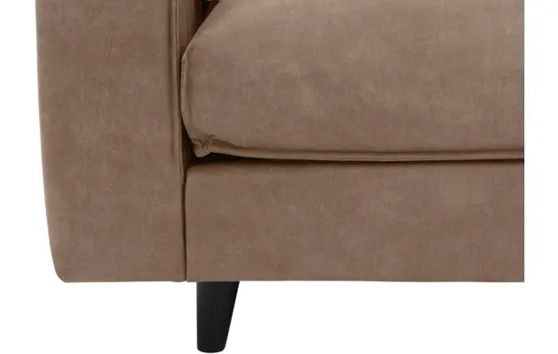Goossens hoekbank jonas bruin micro leer - 8210611-05-gespiegeld