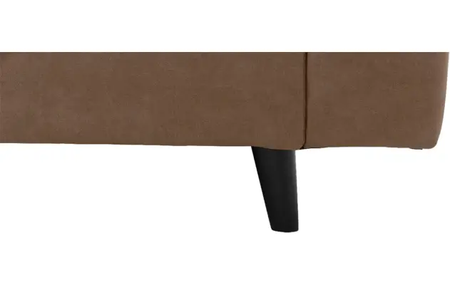 Goossens hoekbank jonas bruin micro leer - 8210615-05