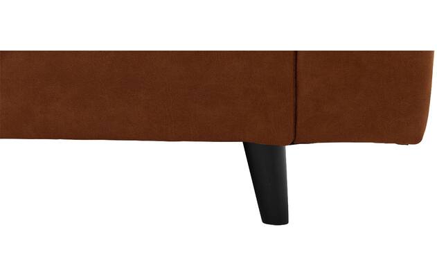 Goossens hoekbank jonas bruin micro leer - 8210616-05