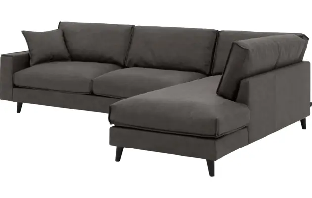 Goossens hoekbank jonas grijs micro leer - 8210617-03-gespiegeld