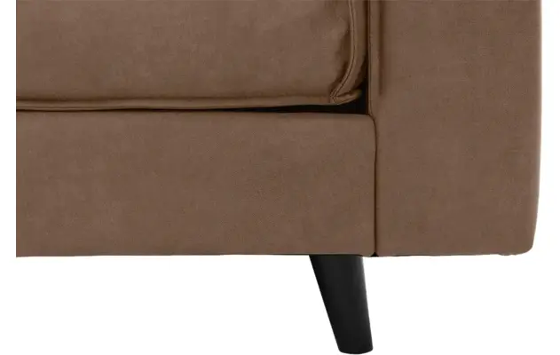 Goossens hoekbank jonas bruin micro leer - 8210621-04