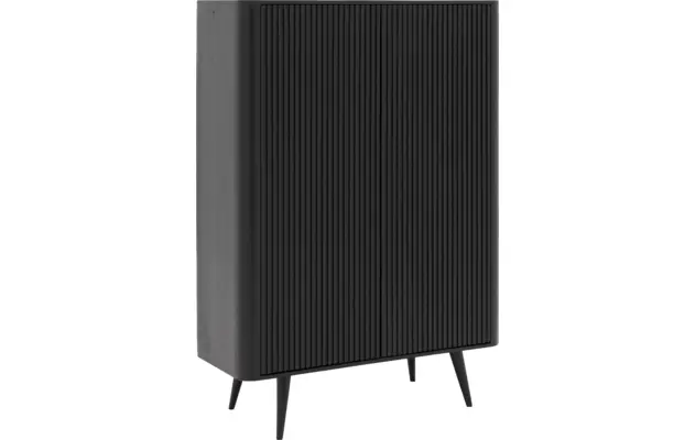 Goossens opbergkast seppe zwart eiken - 8210675-02